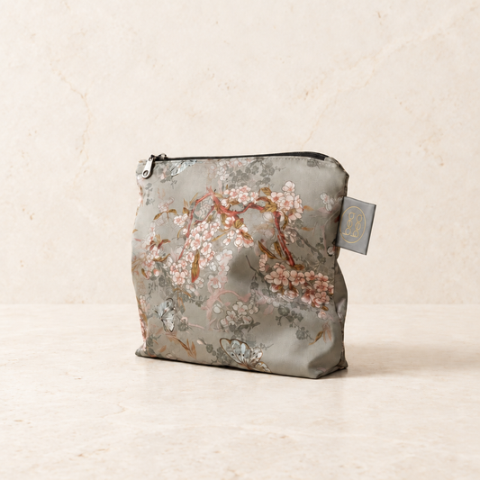 Luxury pouch, lighter limestone